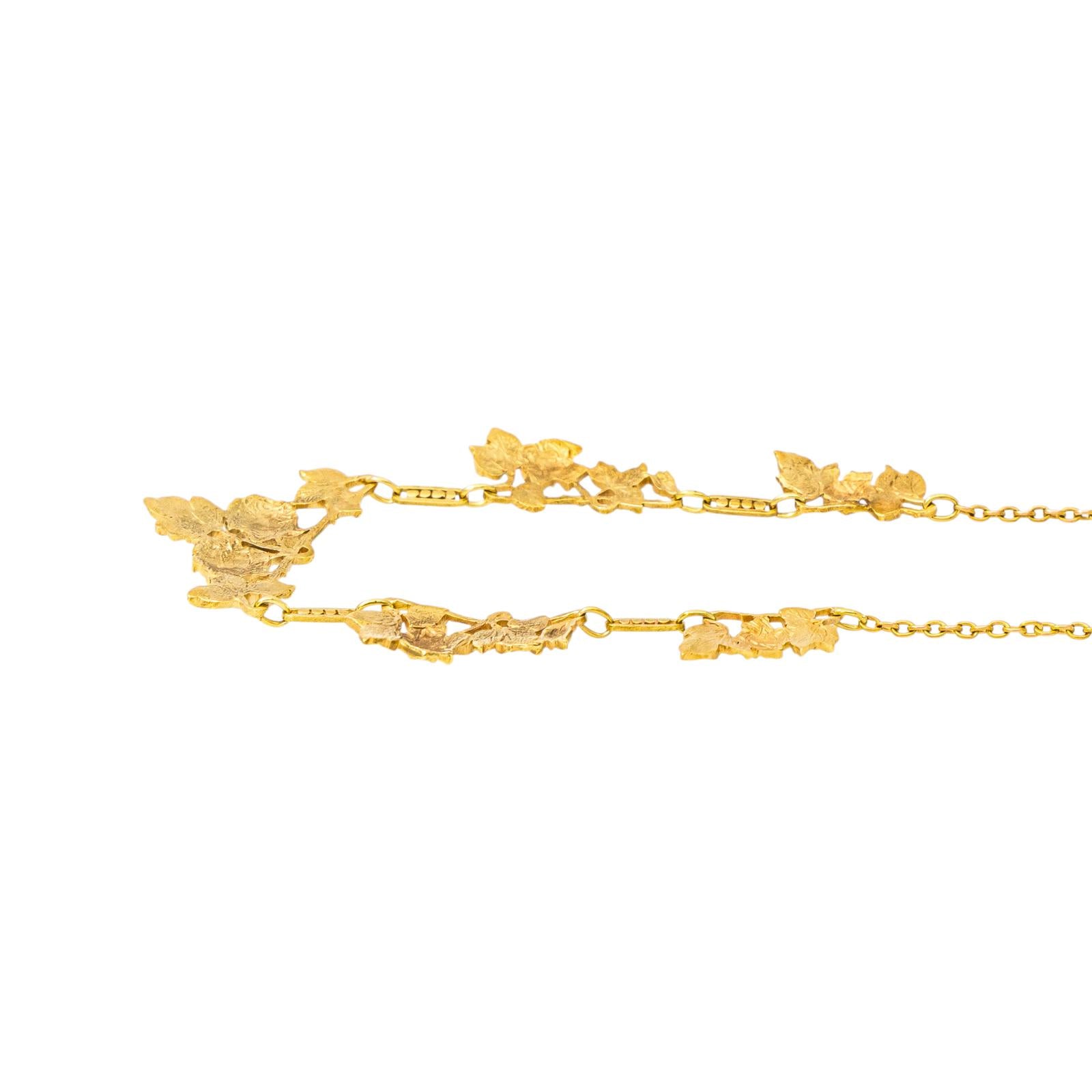 Yellow Gold Forçat Link Necklace