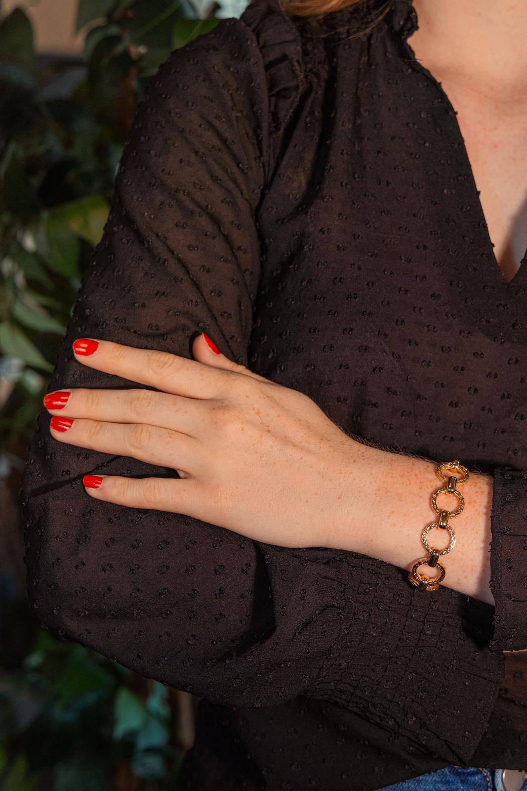 Rolo chain Bracelet in Yellow gold