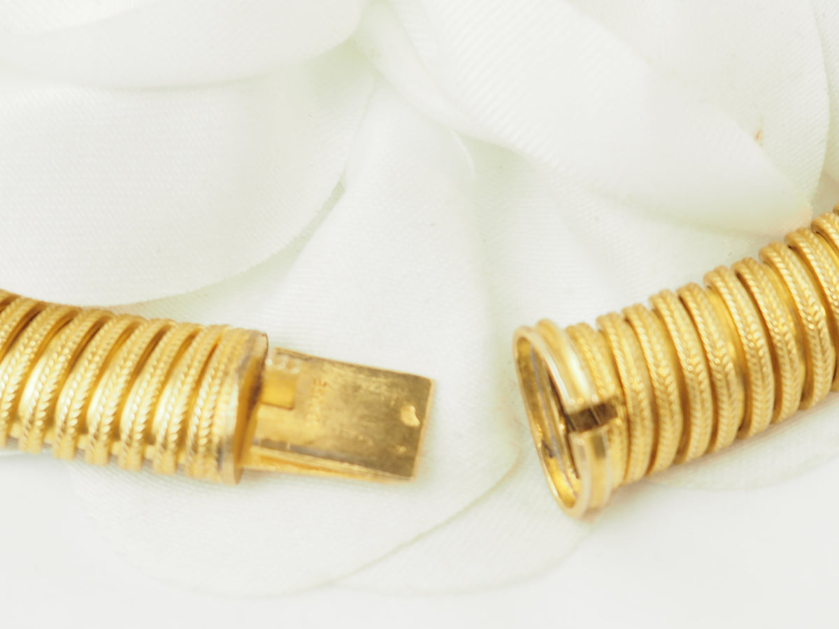 Yellow Gold Tubogas Necklace