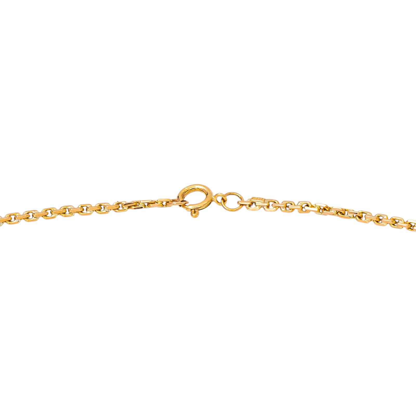 Collier Maille Forçat Or rose