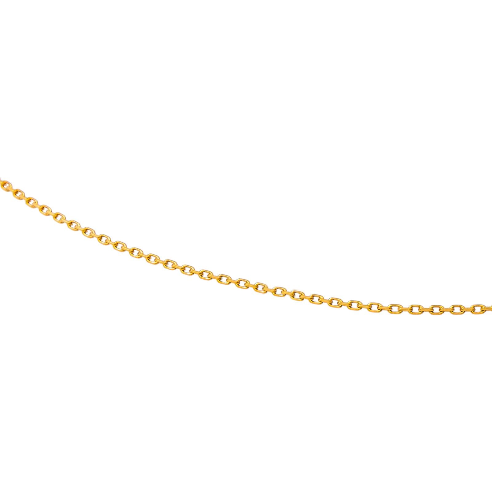 Yellow Gold Forçat Link Necklace