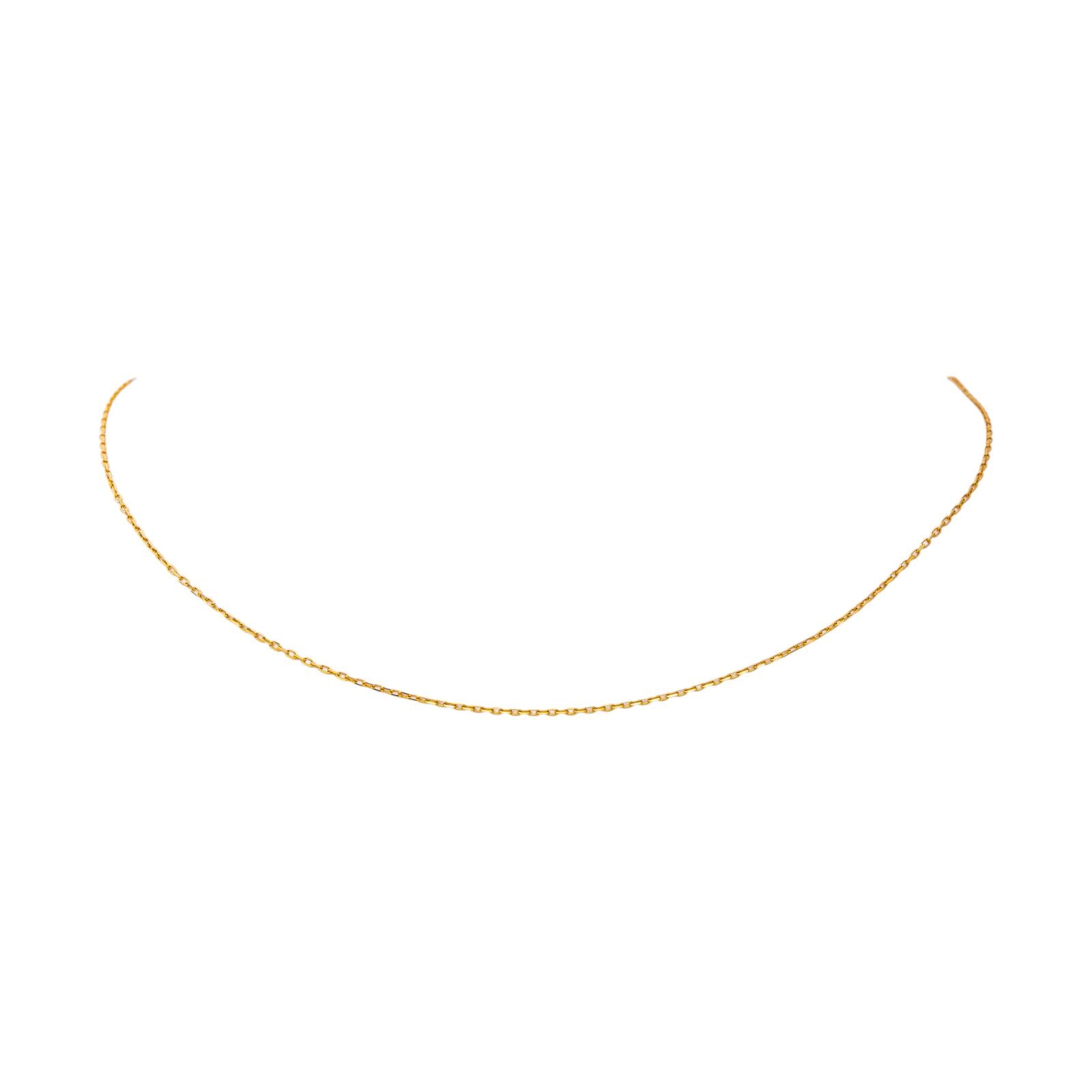 Cartier Collier Maille forçat  Or jaune