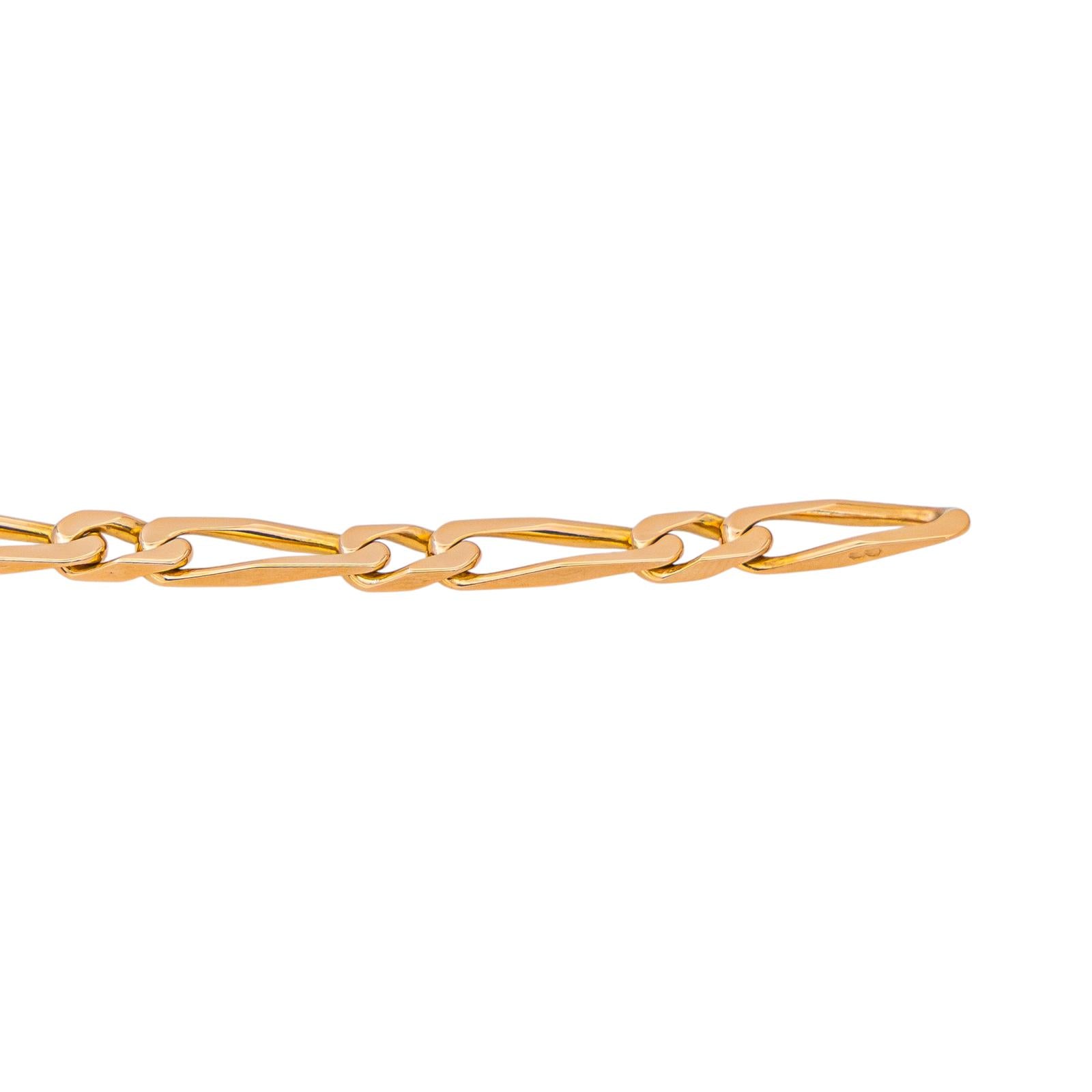 Figaro chain Necklace Rose gold