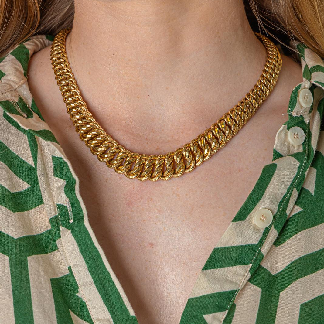 Collier Maille Américaine Or jaune
