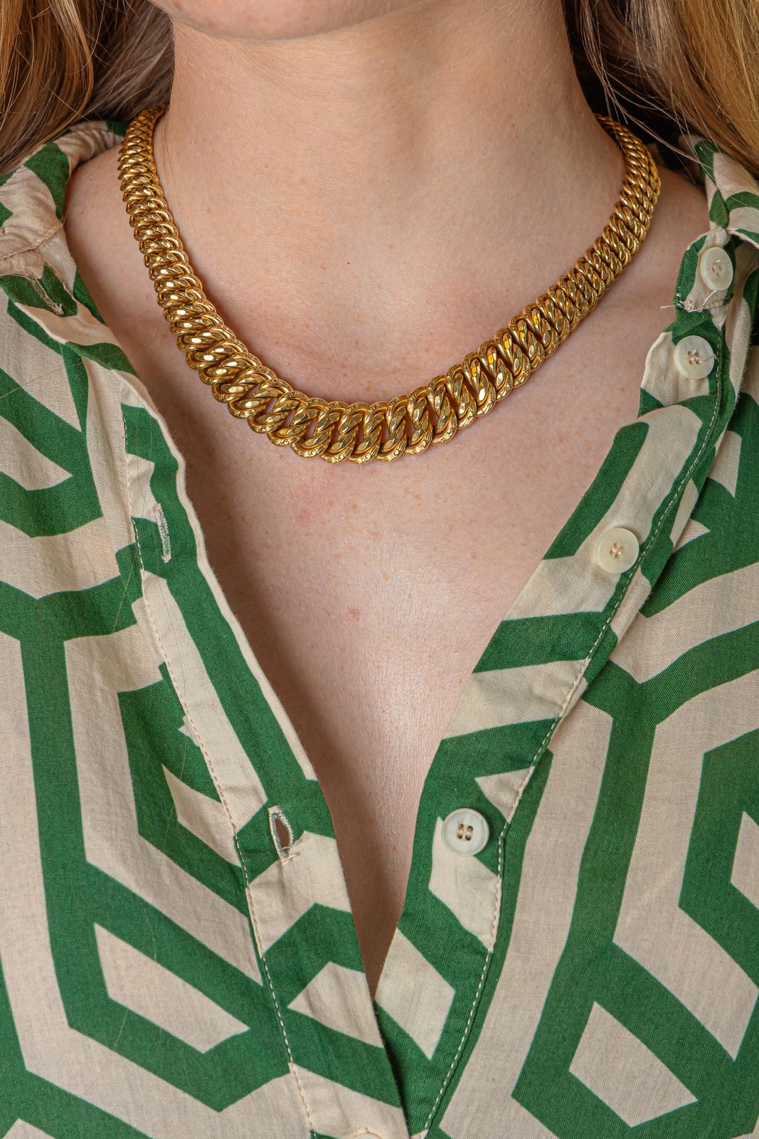 Collier Maille Américaine Or jaune