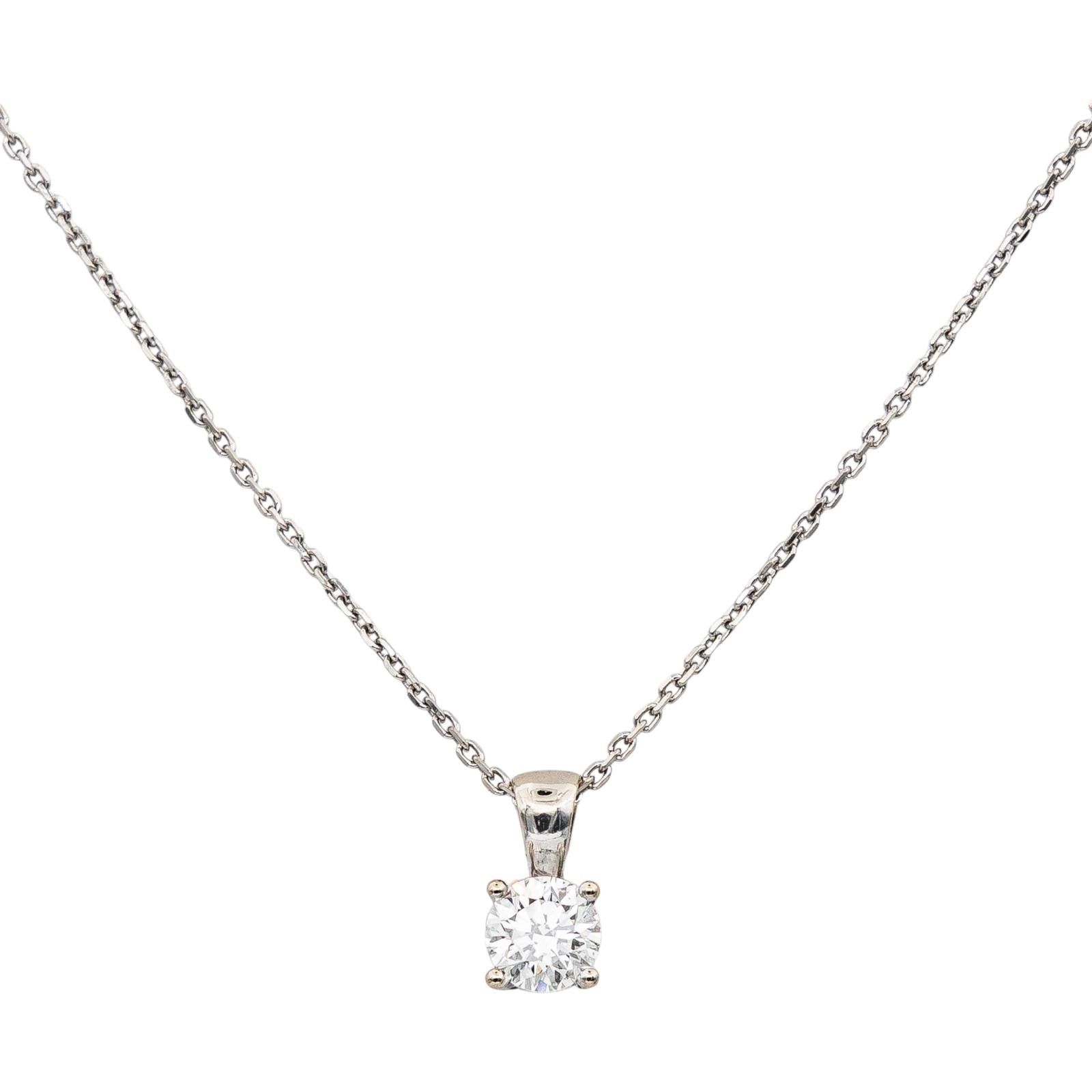 Collier Or blanc Diamant