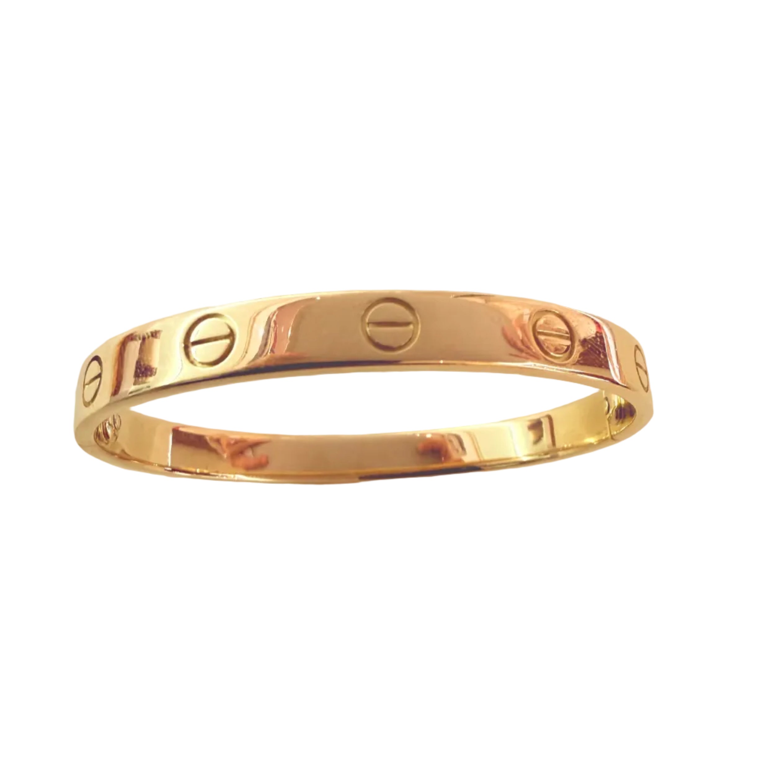 CARTIER "Love" Yellow Gold Bangle Bracelet