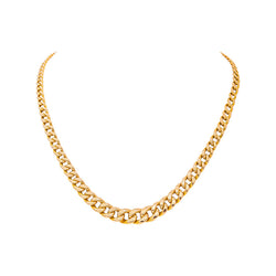 Collier maille Gourmette Or rose