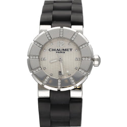 CHAUMET "Class One" Watch in Steel and Diamonds