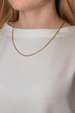 Collier Maille forçat Or jaune