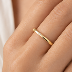 POMELLATO "Lucciole" Wedding Band in Yellow gold with Diamonds