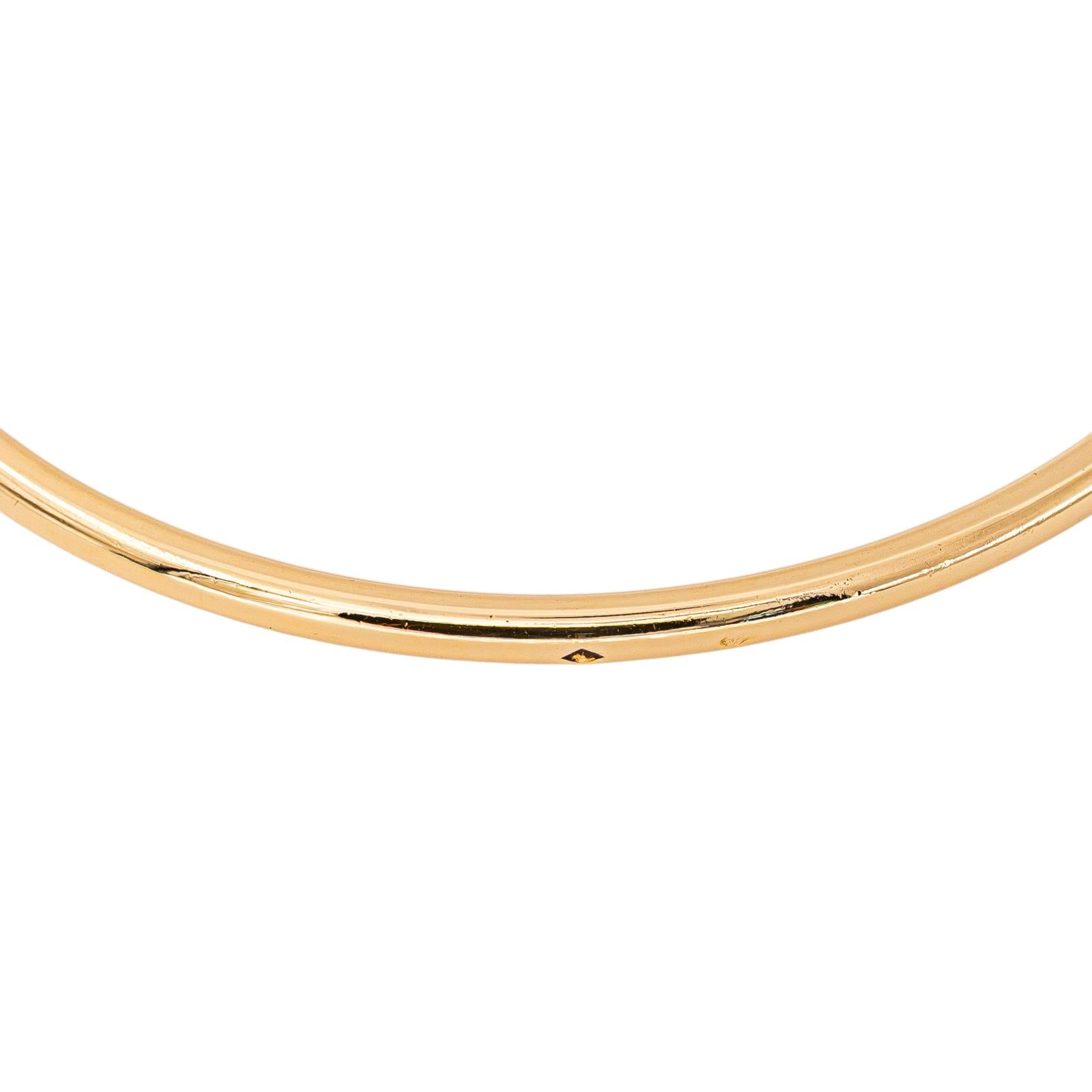 Yellow Gold Bangle Bracelet