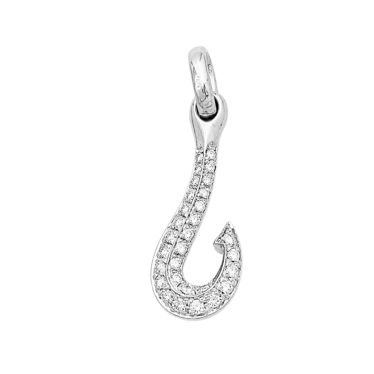 Pendentif POMELLATO Amo en or blanc et diamants