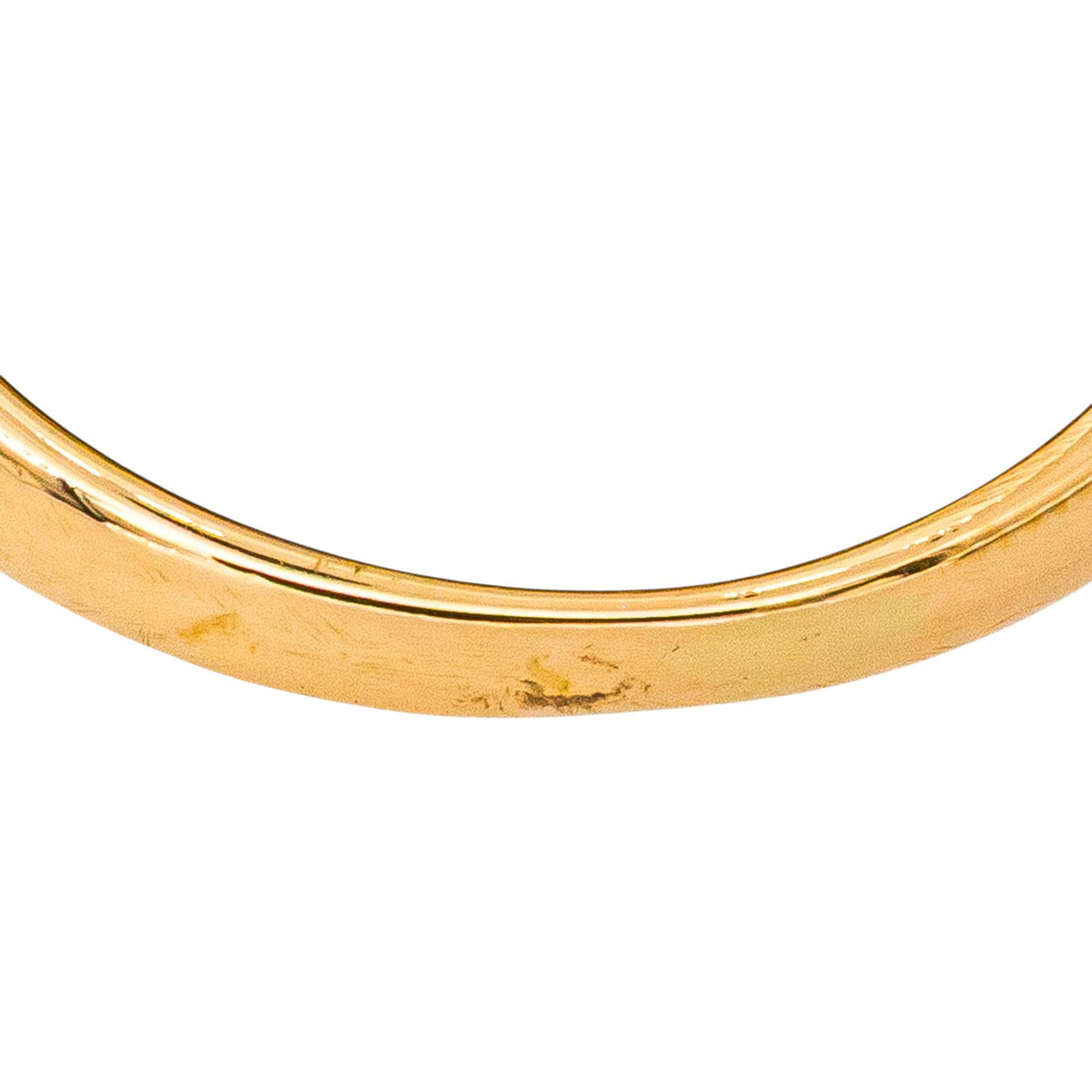 Pompadour Ring in Yellow gold with Sapphire