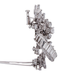 Platinum and Diamond Brooch