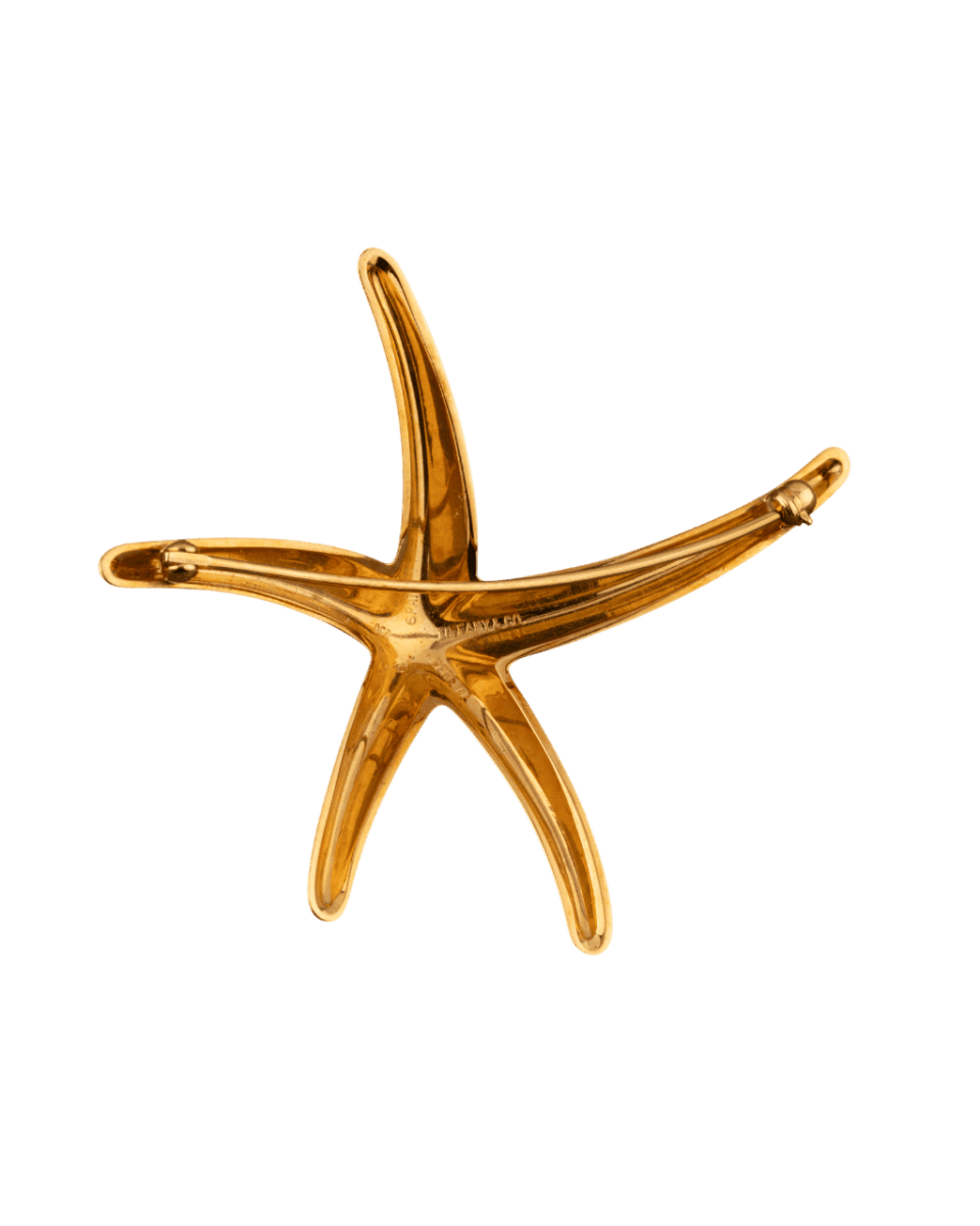 Elsa Peretti pour Tiffany & Co. Broche Etoile de mer en or 18K - Castafiore