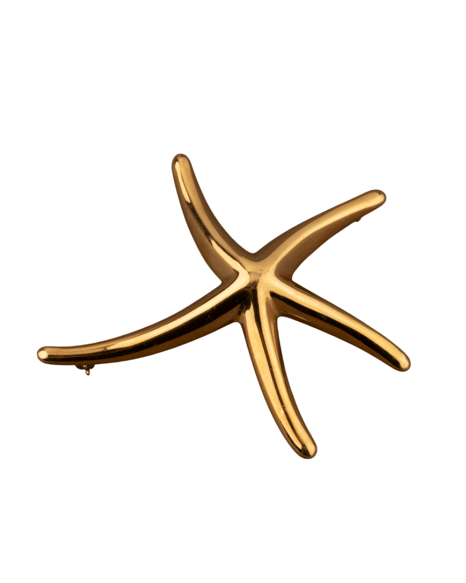 Elsa Peretti pour Tiffany & Co. Broche Etoile de mer en or 18K - Castafiore