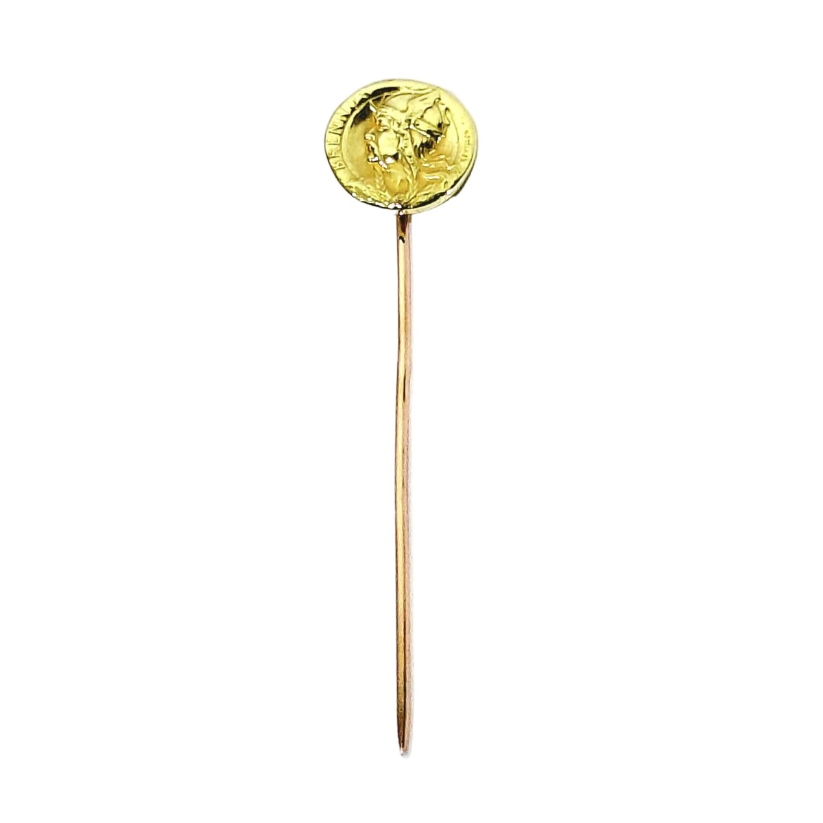 Épingle à cravate RÉVILLON en or jaune et or rose - Castafiore