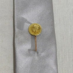 Épingle à cravate RÉVILLON en or jaune et or rose - Castafiore