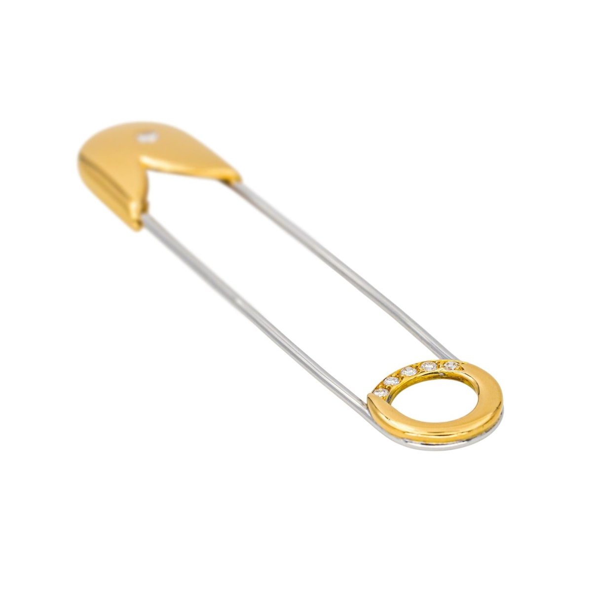 Épingle en or jaune et diamant - Castafiore