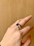 Estate 2 Carat Ruby Diamond Cocktail Ring - Castafiore