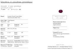 Estate Certified Unheated Ruby Diamond Ring - Castafiore