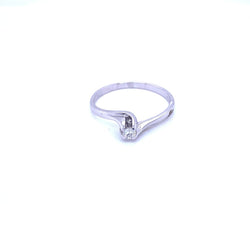 Estate Diamond Valentino Solitaire Ring - Castafiore