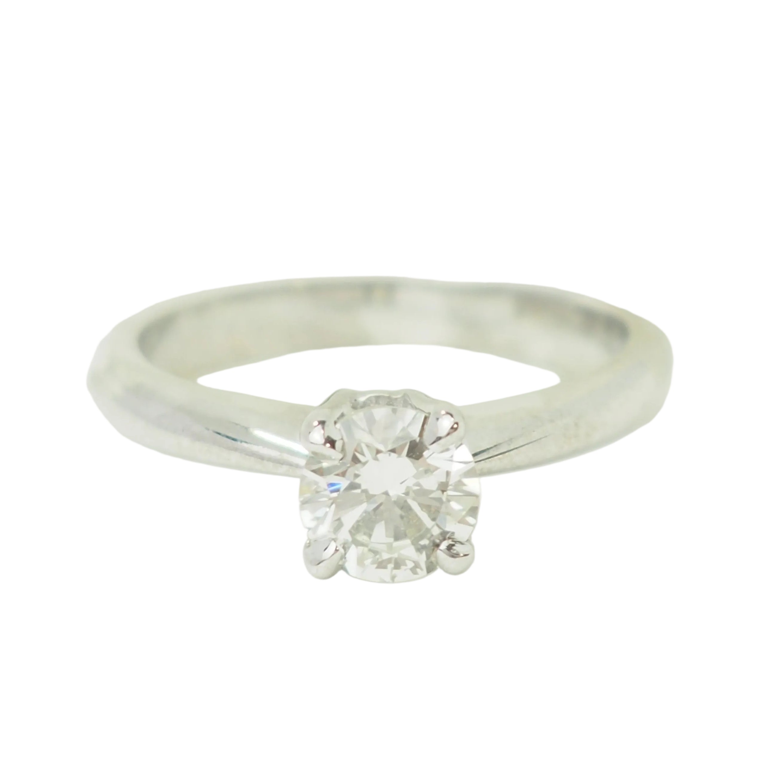 Bague Solitaire en or blanc et diamant