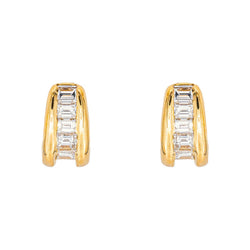 Boucles d'oreilles Or jaune Diamant