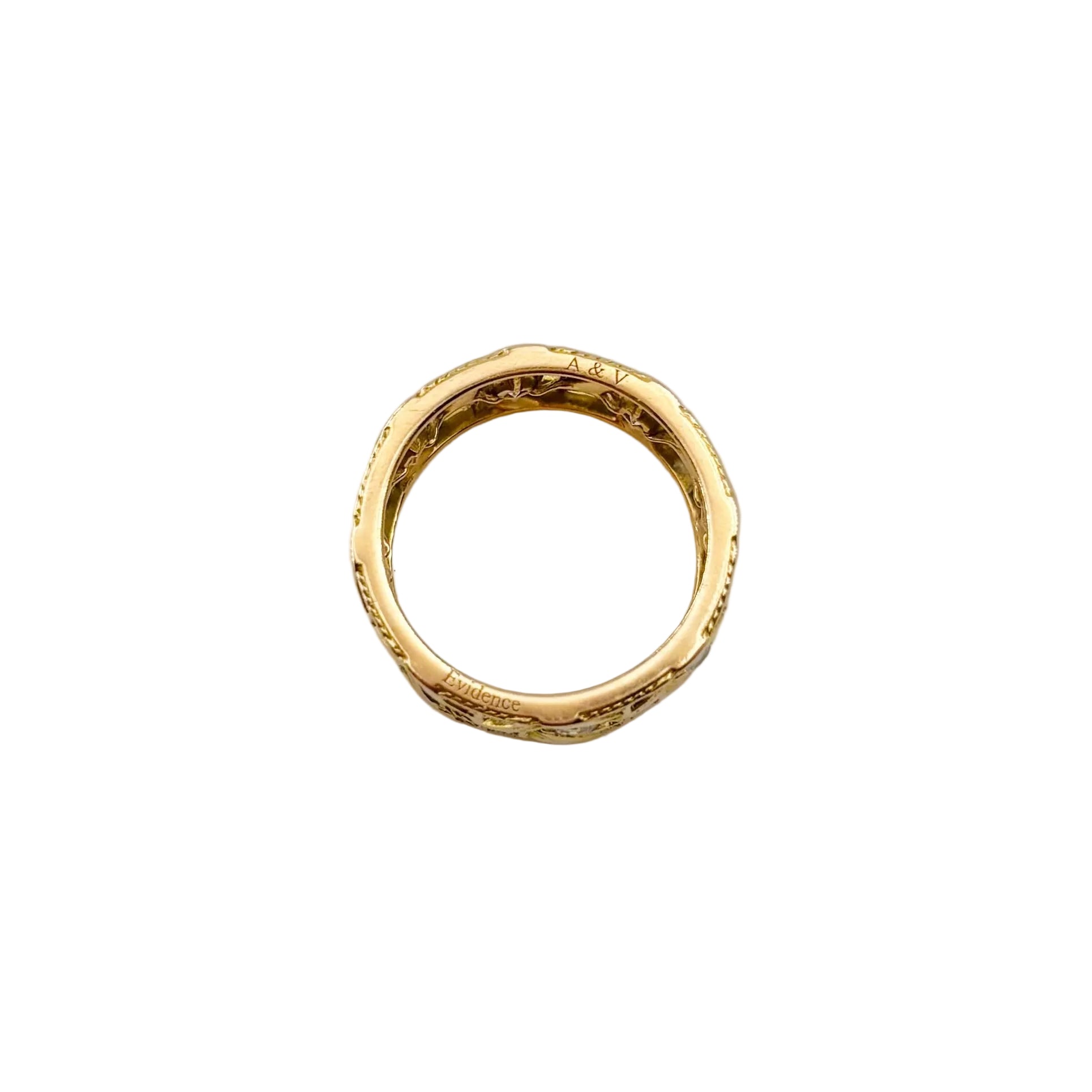 DIOR "My Dior" GM Ring in yellow gold and diamonds