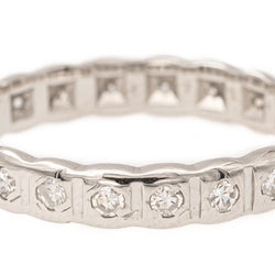 White gold Diamond Wedding Band