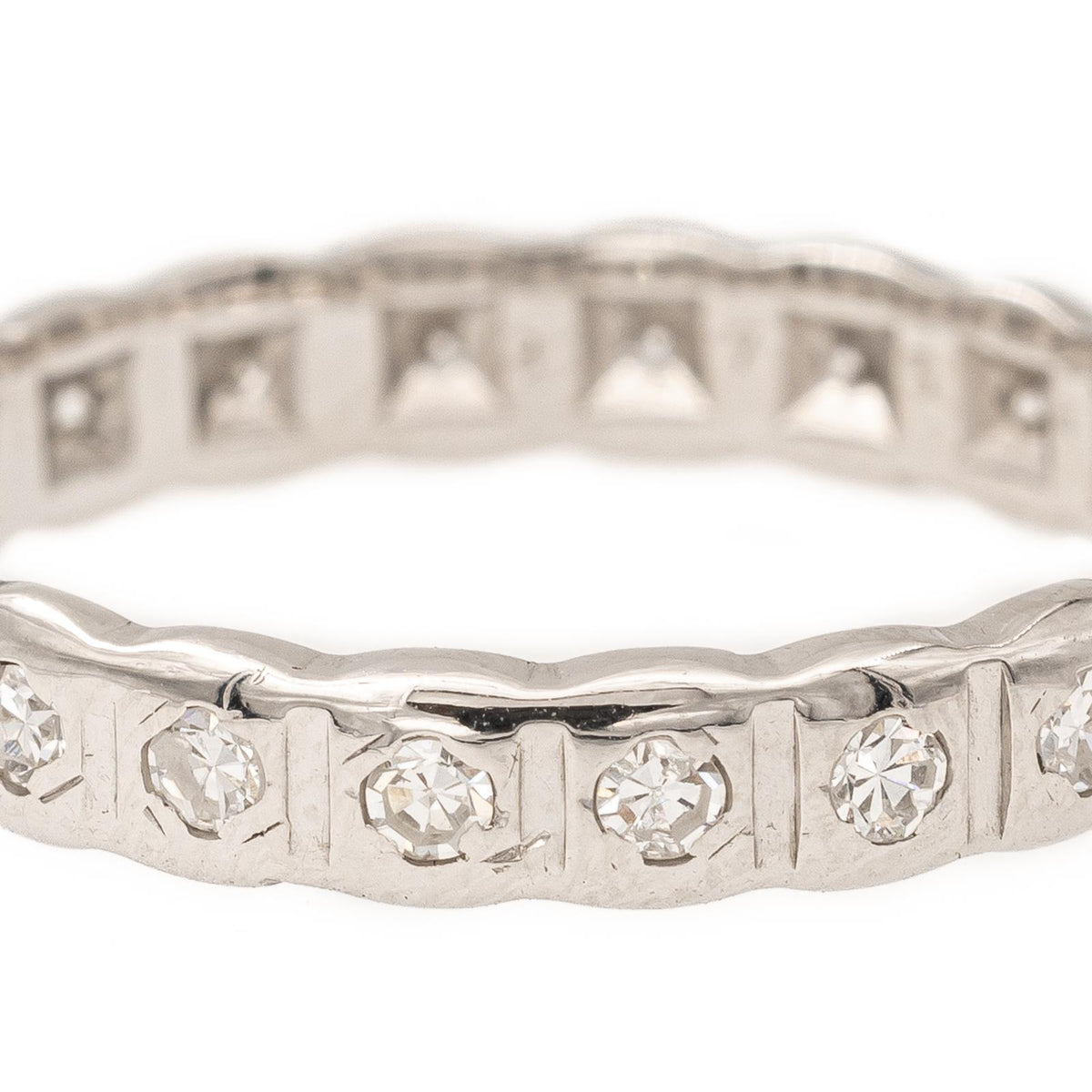 White gold Diamond Wedding Band