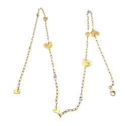 CHANTECLER Chain Necklace in white gold, yellow gold, and diamonds