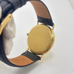 OMEGA "Seamaster" Watch in Yellow gold and Leather