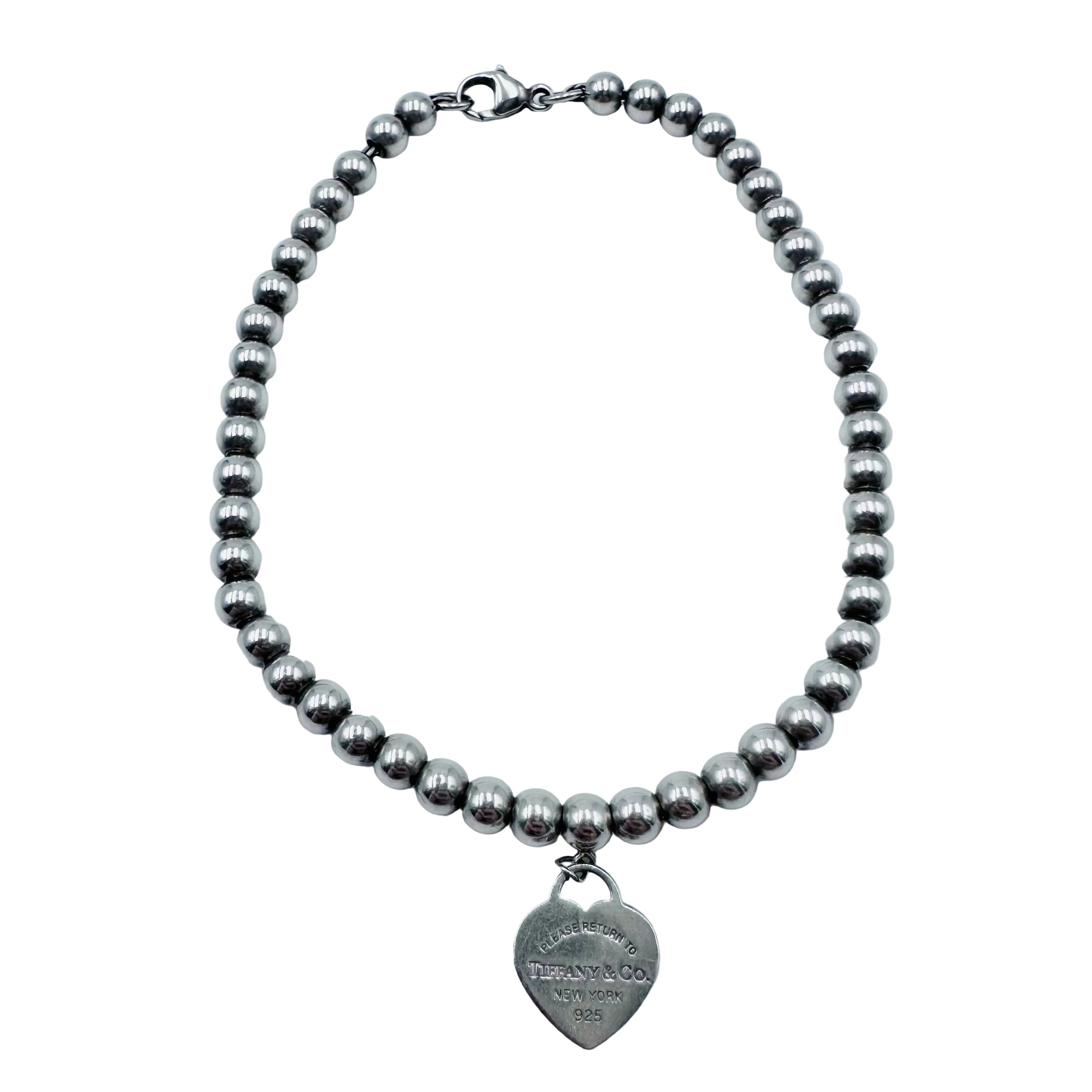 TIFFANY & CO. "Return to Tiffany" Silver Pearl Bracelet