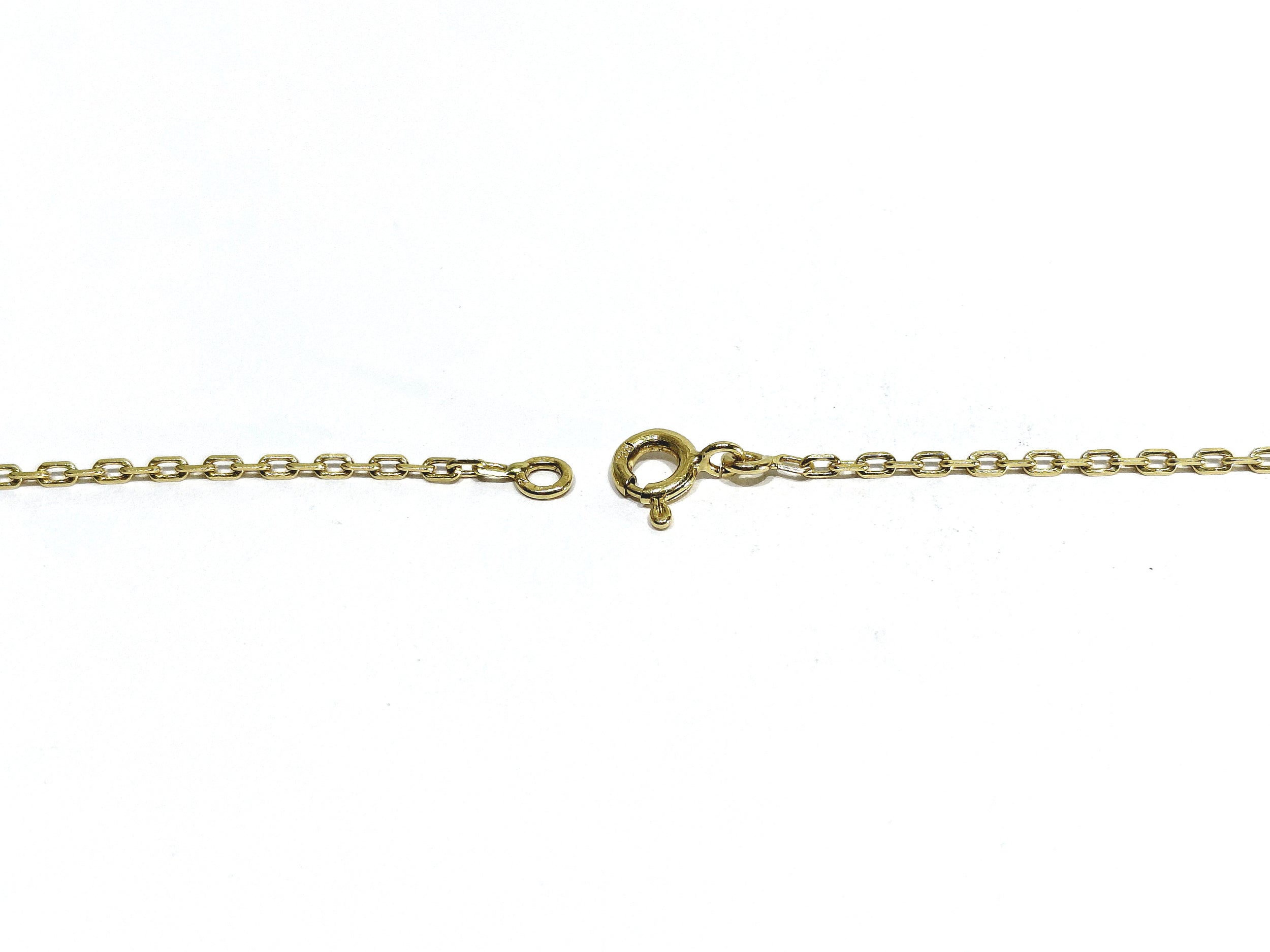 Yellow gold Forçat-link chain