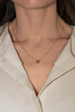 Collier Maille boule Or jaune