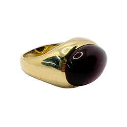 POMELLATO Dome Ring in yellow gold and garnet