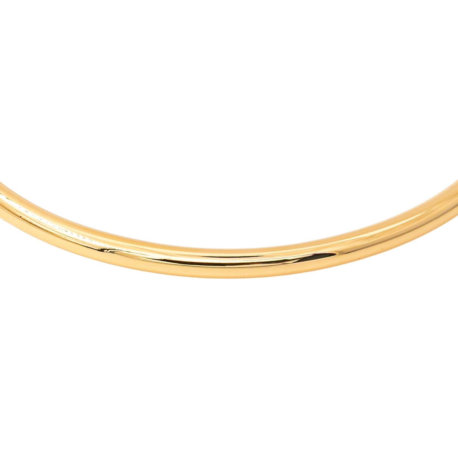 Yellow Gold Bangle Bracelet