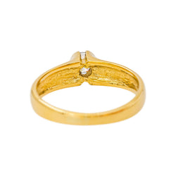 Bague Solitaire Or jaune Diamant