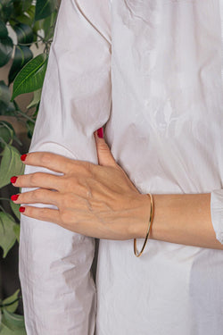 Yellow Gold Bangle Bracelet