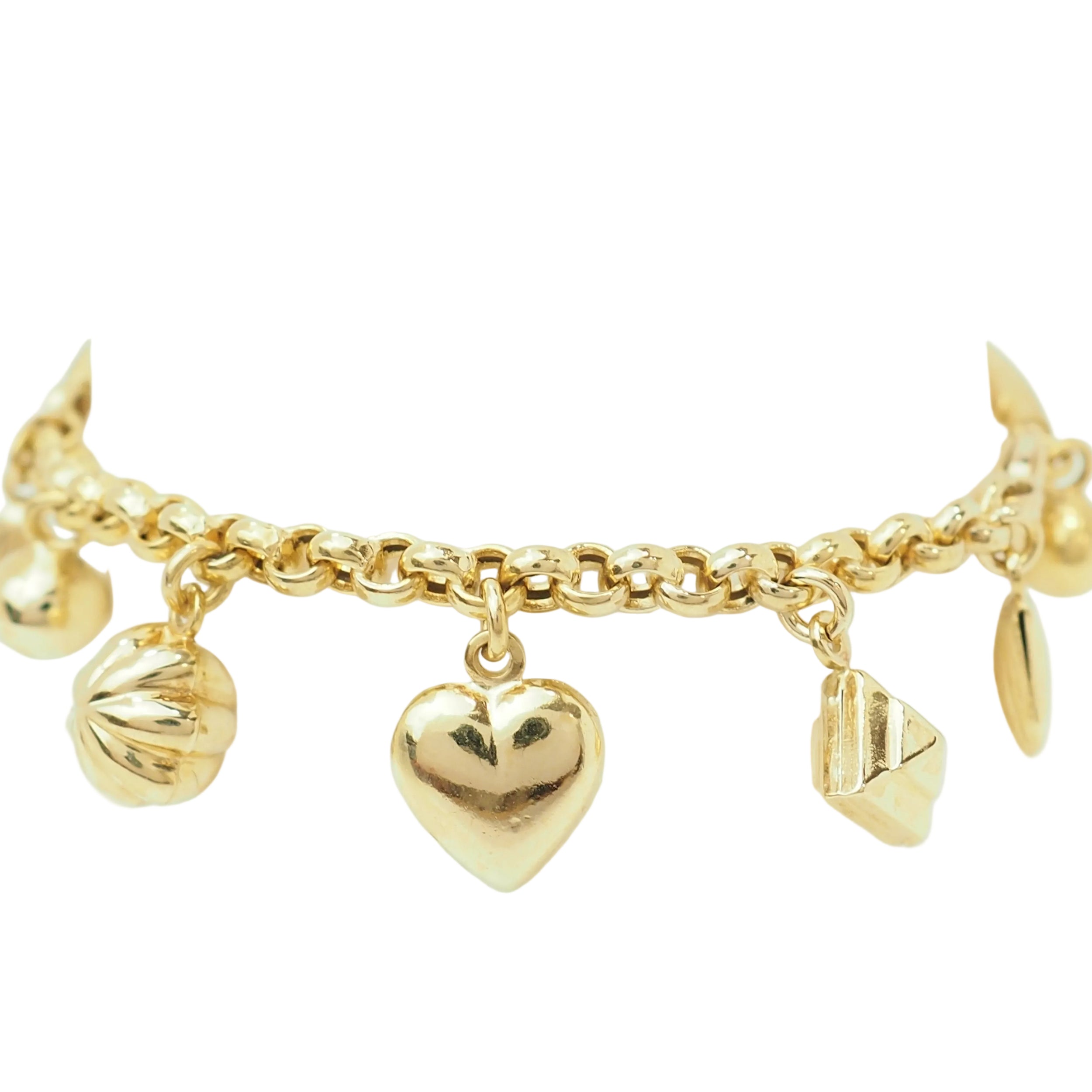 Yellow Gold Charm Bracelet