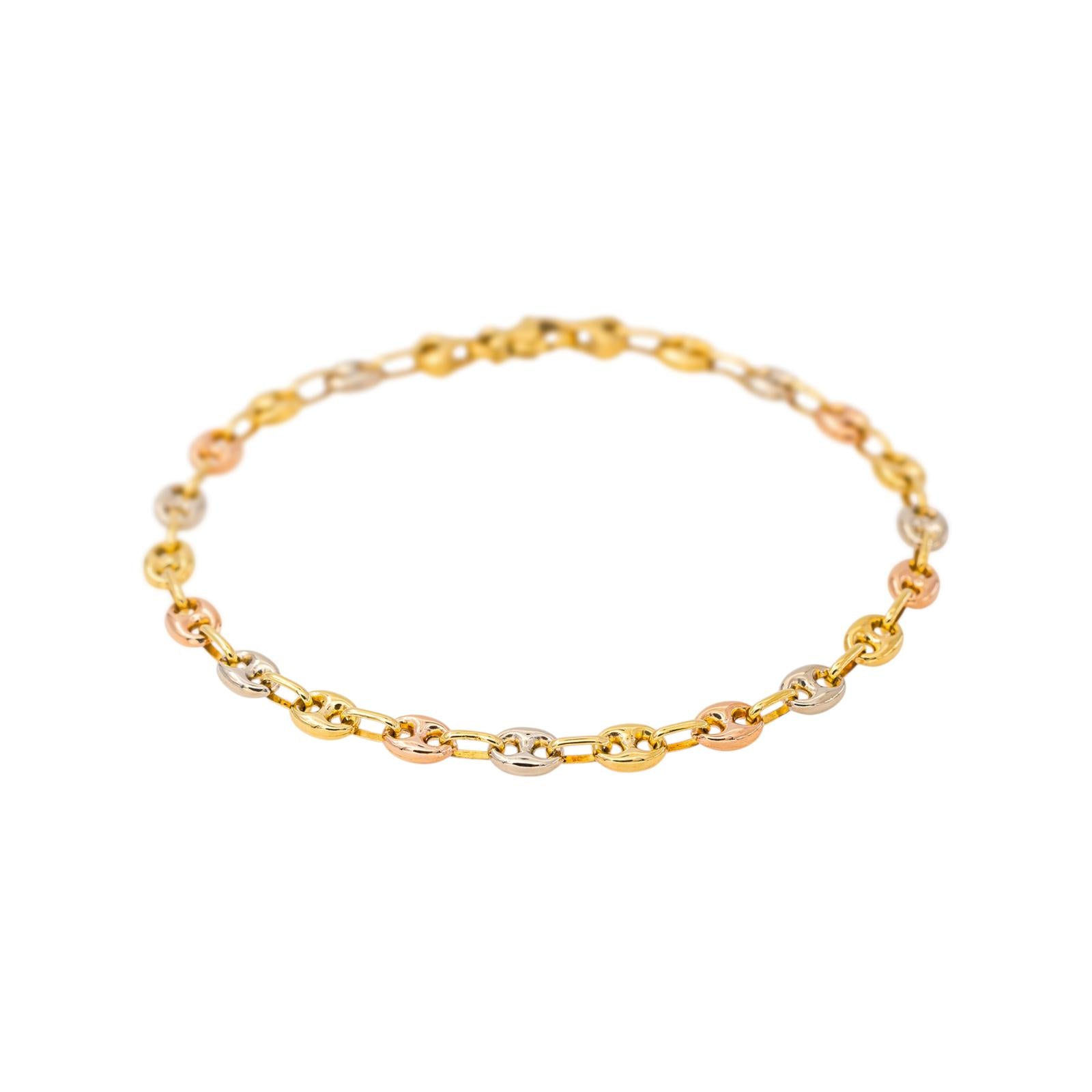 Bracelet Grain de café Or jaune