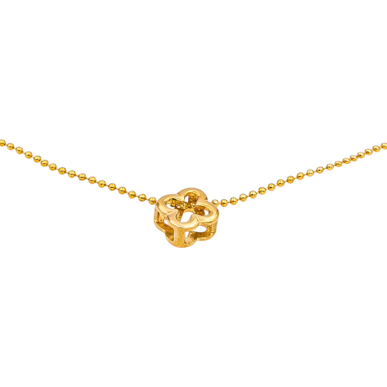 Yellow Gold Ball-Link Necklace