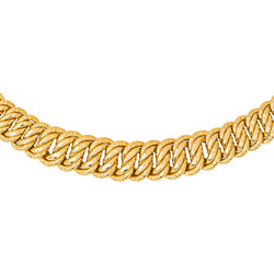 Yellow Gold American Link Necklace