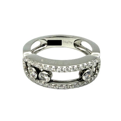 MESSIKA "Move Classique" GM Pave Ring in white gold and diamonds
