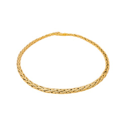 Collier Maille palmier Or jaune