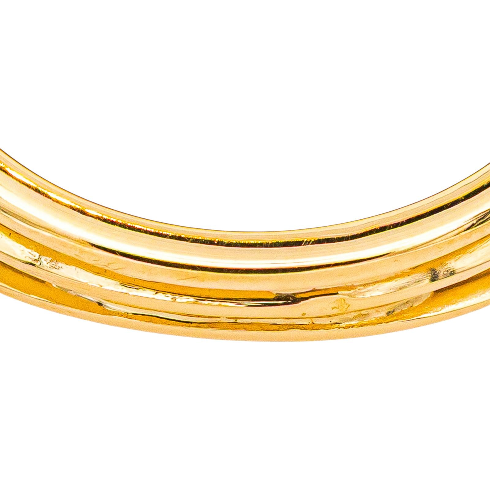 Yellow gold Sapphire Ring