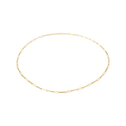 Yellow Gold Forçat Link Necklace