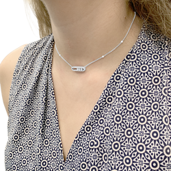 MESSIKA "Move Classique Pave" Pendant Necklace in white gold and diamonds